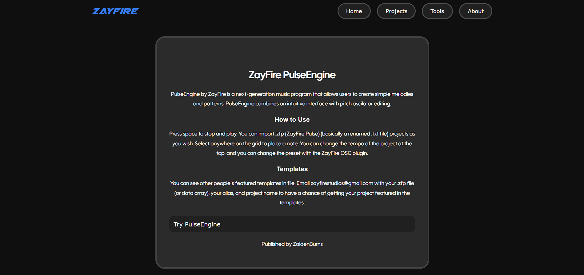 PulseEngine document thumbnail
